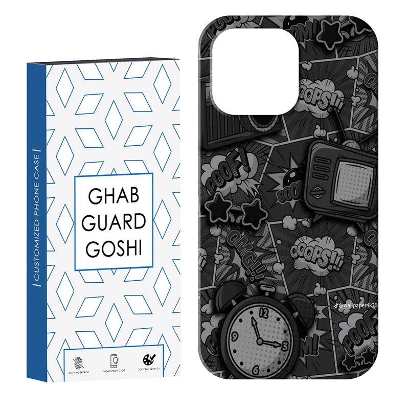 کاور قاب گارد گوشی طرح boom کد Dimo-602 مناسب برای گوشی موبایل اپل  IPHONE 13 PRO   