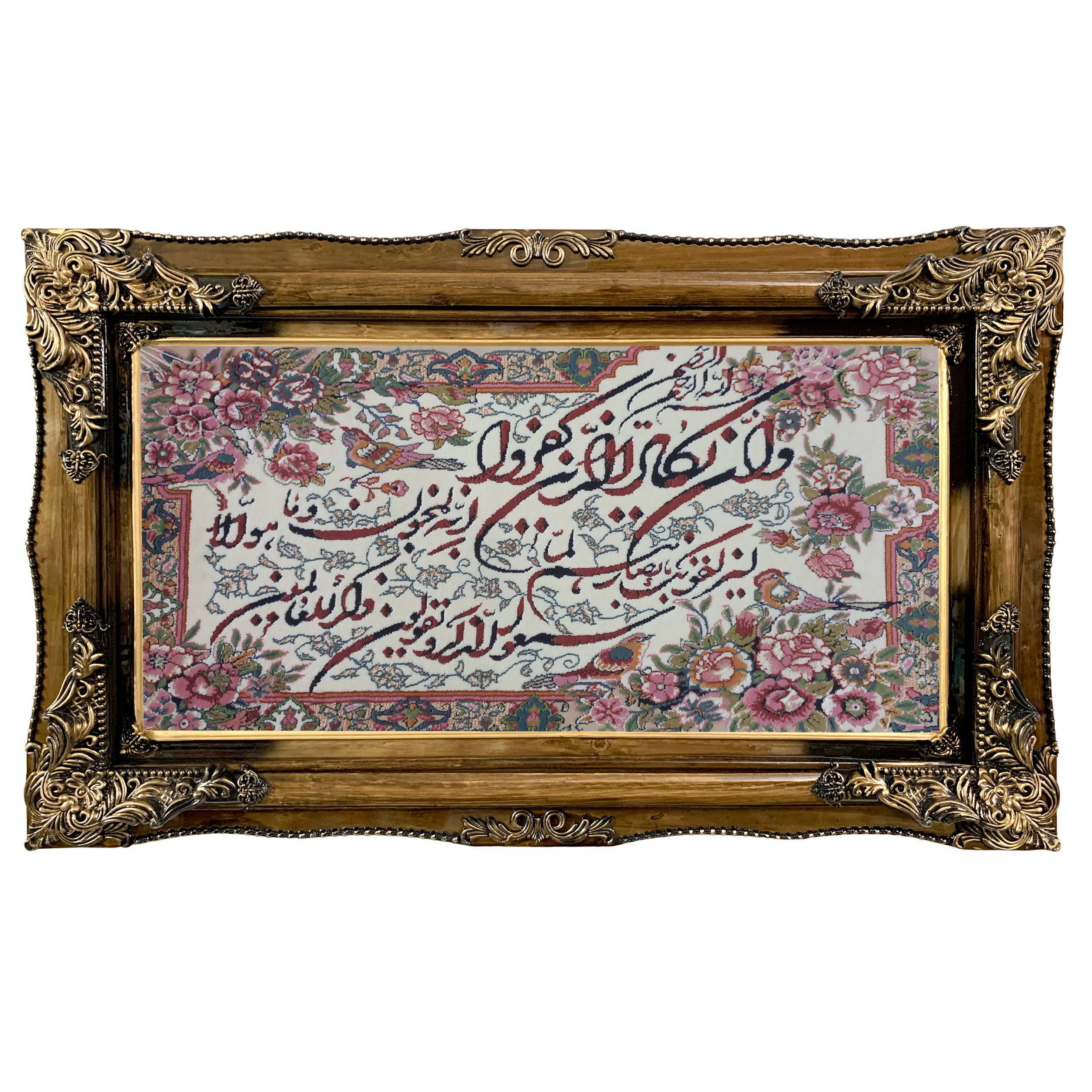 تابلو فرش ماشینی طرح دستبافت مدل وان یکاد کد 7786