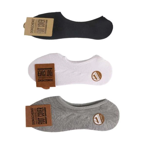 جوراب زنانه فوت کاور کد 01 مجموعه 3 عددی