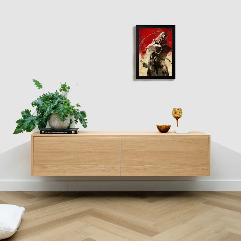 تابلو مدل تابلو مدل انیمه کیمیاگر تمام فلزی anime full metal alchemist BL208