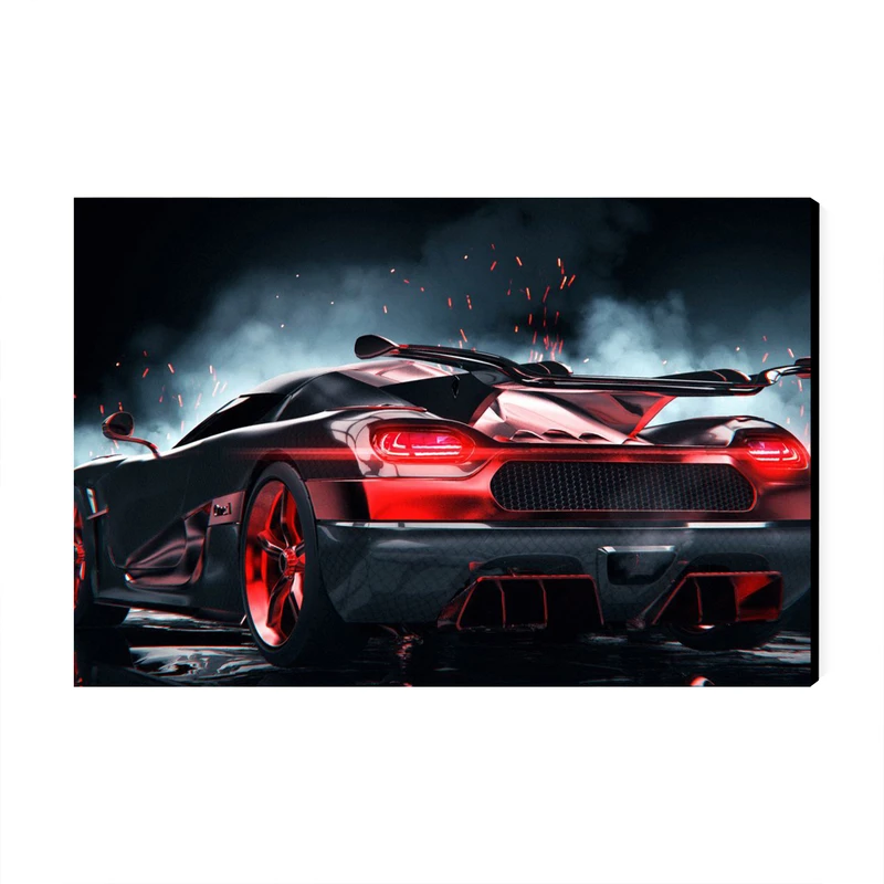 تابلو شاسی عرش مدل فانتزی ماشین اسپرت کد As1886