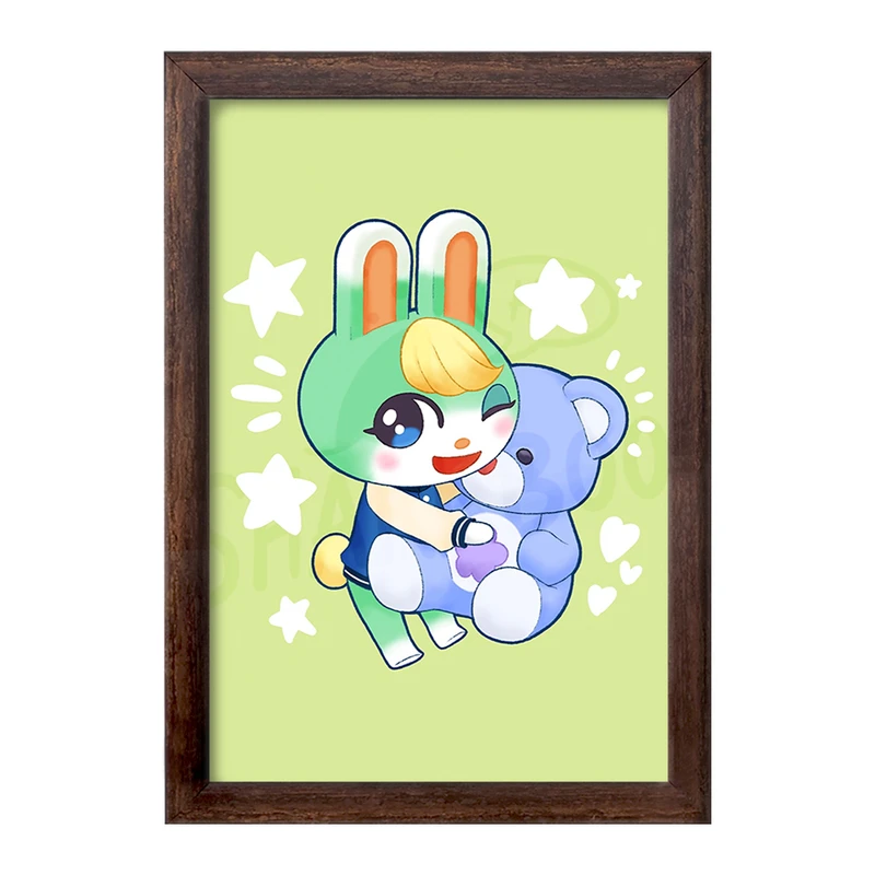 تابلو خندالو طرح بازی انیمال کراسینگ (Animal Crossing) کد 32633