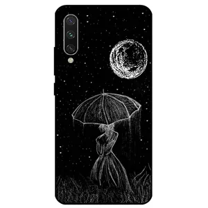 Megafone Girl and Moon 1369 Cover For Xiaomi Mi 9 Lite