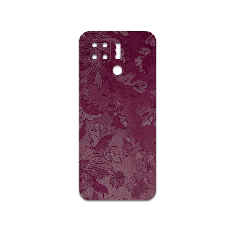 برچسب پوششی ماهوت مدل Red-Wildflower مناسب برای گوشی موبایل شیائومی Redmi 10C