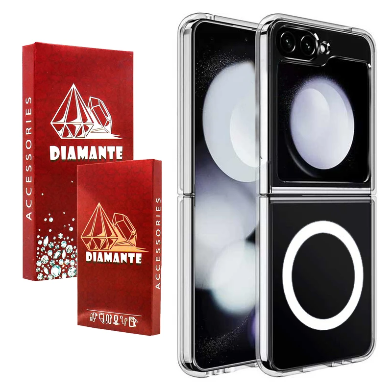 کاور دیامانته مدل Mac_safe Ros مناسب برای گوشی موبایل سامسونگ Galaxy Z Flip 3