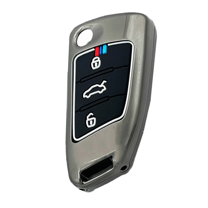 کاور ریموت و سوئیچ خودرو کالانیکس مدل COV-S3-10643 طرح فلزی مناسب برای جک S3