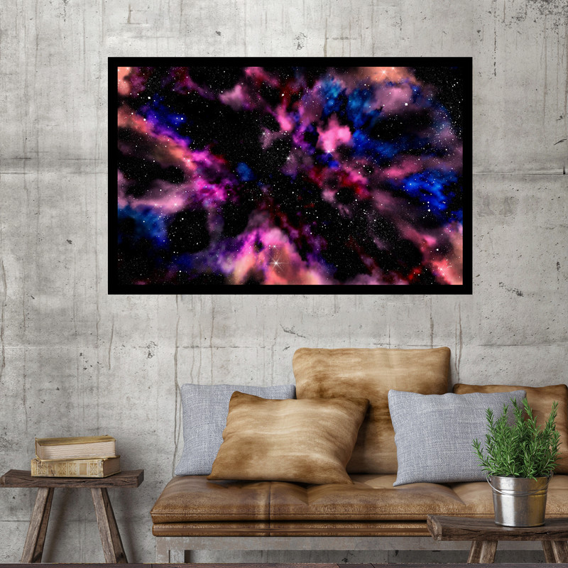 تابلو نوری بکلیت طرح کهکشان نجوم مدل B-MO1714