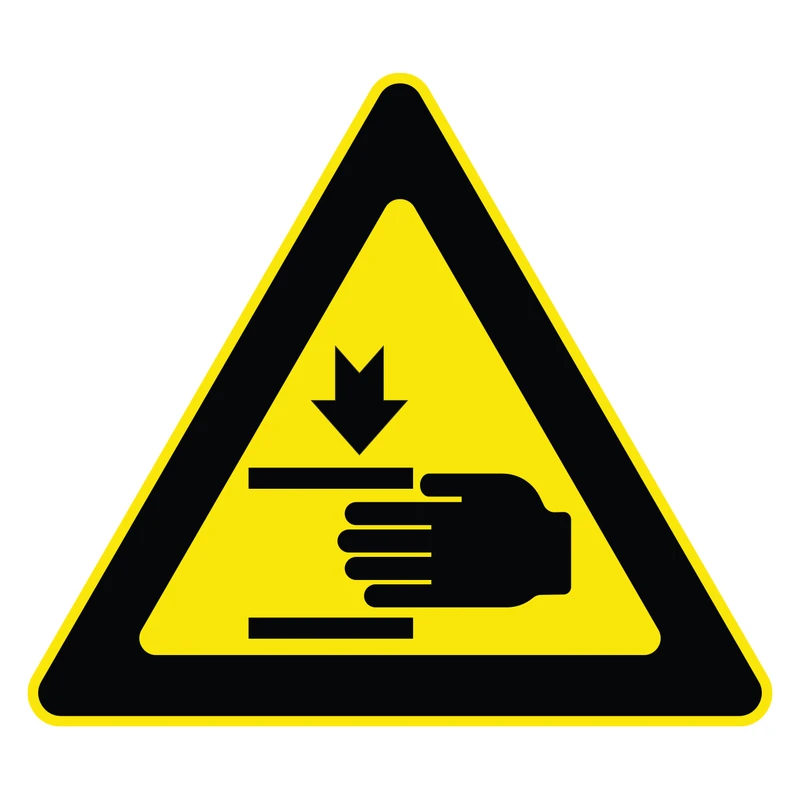 برچسب ایمنی پویا مارکت مدل خطر آسیب به دست کد 1458