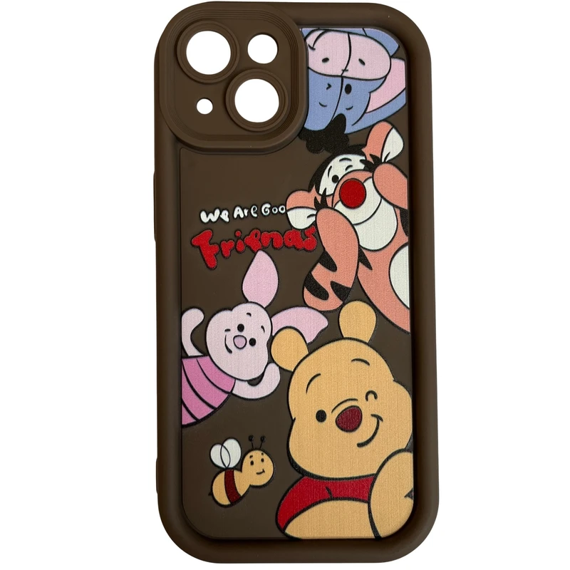 کاور مدل سولید طرح وینی پو کد 508 مناسب برای گوشی موبایل اپل iPhone 15 