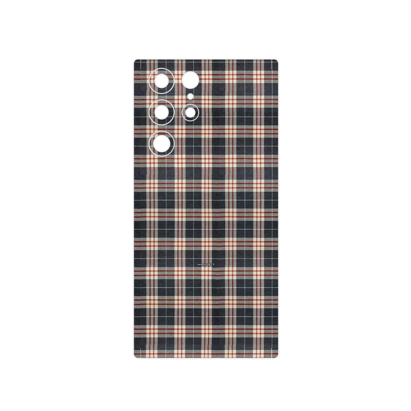 برچسب پوششی ماهوت مدل Fabric Texture 5 مناسب برای گوشی موبایل سامسونگ Galaxy S22 Ultra 5G