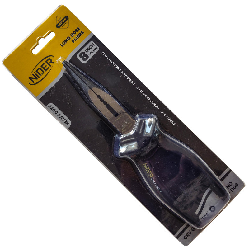 انبر دم باریک نیدر مدل HEAVY DUTY CR-V 08 سایز 8 اینچ