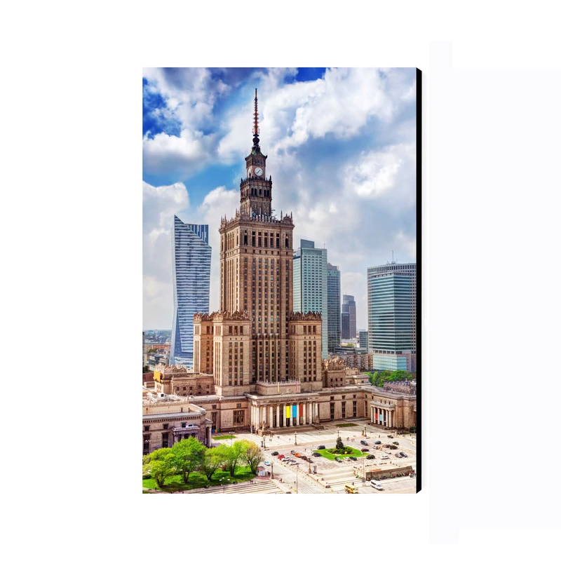 تابلو شاسی عرش طرح گردشگری لهستان مدل کاخ فرهنگ و دانش کد As5940