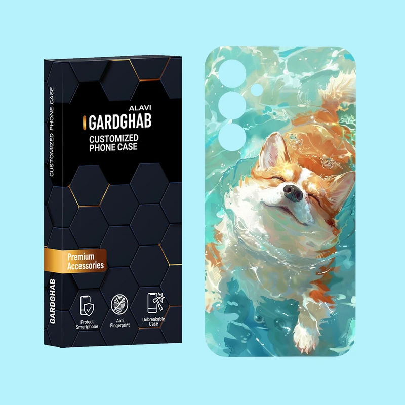 کاور گارد قاب علوی مدل حیوانات مناسب برای گوشی موبایل سامسونگ Galaxy A55