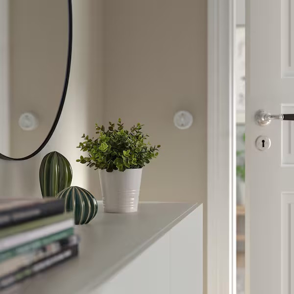 گلدان به همراه گل مصنوعی ایکیا مدل پونه کوهی گلدان به همراه گل مصنوعی ایکیا مدل پونه کوهی