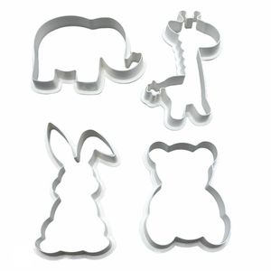 نقد و بررسی کاتر شیرینی پزی نسکو مدل حیوانات بسته 4 عددی توسط خریداران