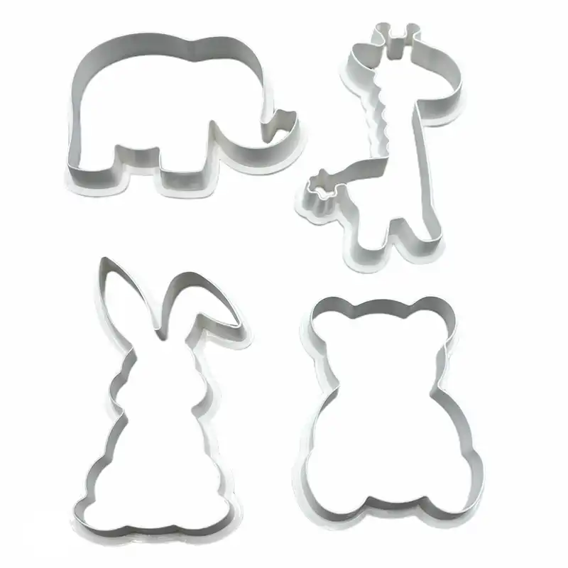 کاتر شیرینی پزی نسکو مدل حیوانات بسته 4 عددی