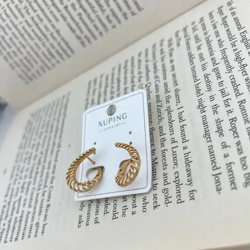 گوشواره زنانه ژوپینگ مدل اشک کد E4992