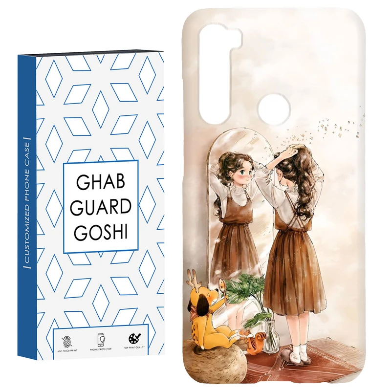 کاور قاب گارد گوشی طرح دخترانه کد Dimo-019 مناسب برای گوشی موبایل شیائومی Redmi Note 8 