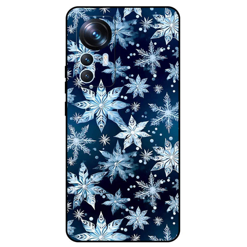 کاور مگافون طرح برف مدل 2824 مناسب برای گوشی موبایل شیائومی 12 Pro