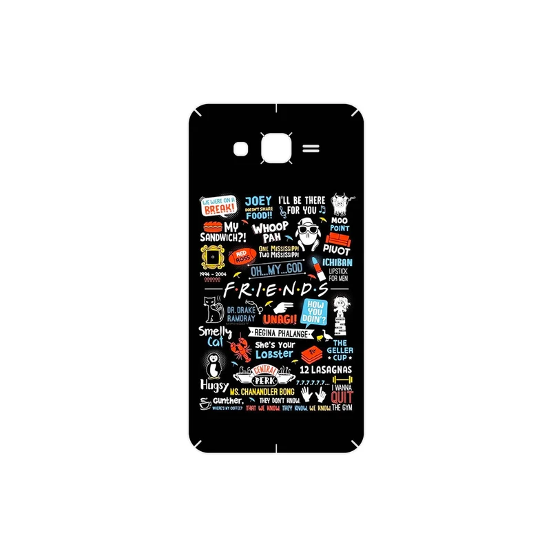 برچسب پوششی ماهوت مدل Friends 2 مناسب برای گوشی موبایل سامسونگ Galaxy J7 2015