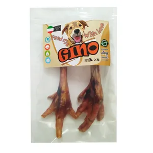 غذای تشویقی سگ جینو مدل Turkey feet کد117 وزن 120 گرم