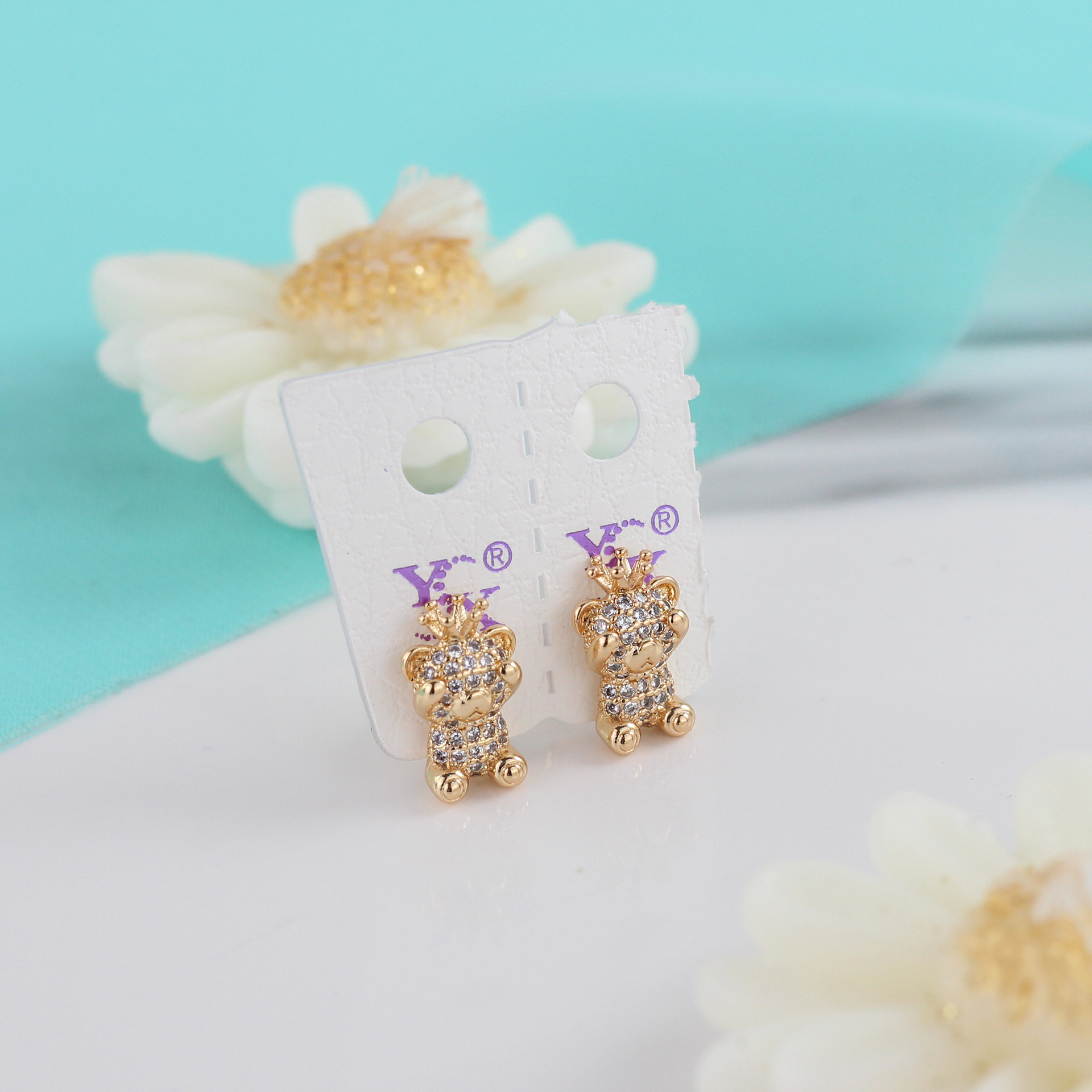 گوشواره زنانه وای اس ایکس مدل تدی کد J682