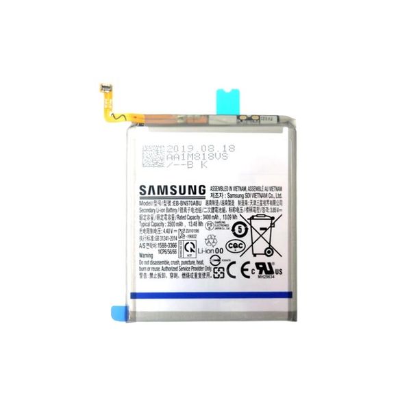 باتری موبایل مدل EB-BN9701ABU ظرفیت 3500 میلی آمپر ساعت مناسب برای گوشی موبایل سامسونگ Galaxy Note 10 باتری موبایل مدل EB-BN9701ABU ظرفیت 3500 میلی آمپر ساعت مناسب برای گوشی موبایل سامسونگ Galaxy Note 10