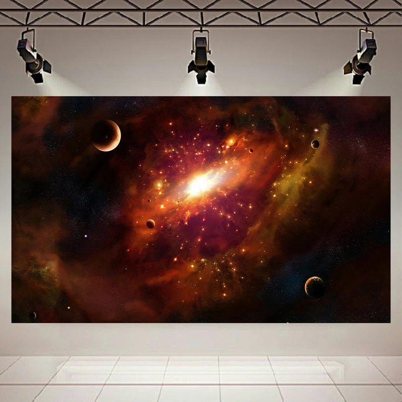 تابلو شاسی طرح کهکشان و ستارگان مدل انفجار سوپر نوا کد AR573