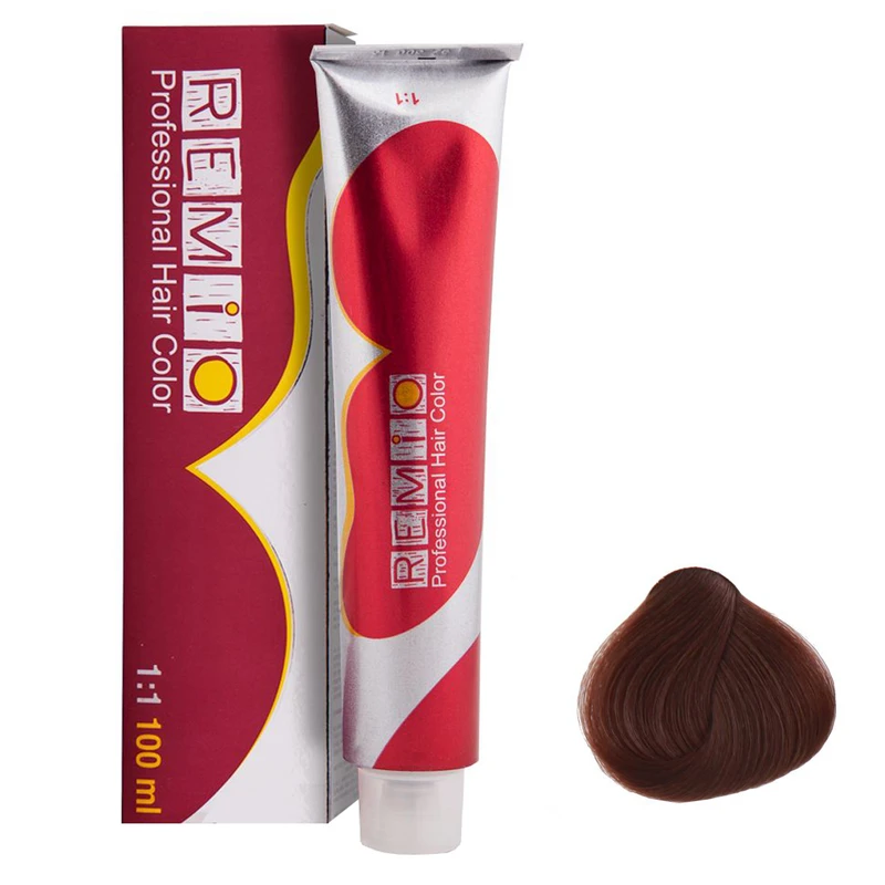 رنگ مو رمیو شماره 5/74 حجم 100 میلی لیتر رنگ قهوه ای موکا روشن