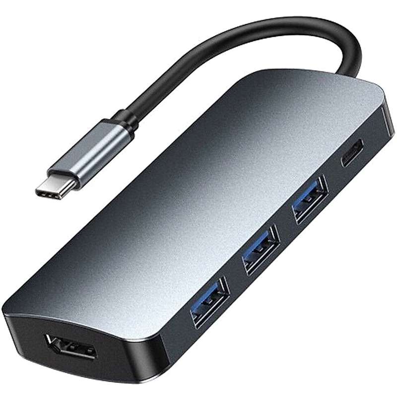 هاب 5 پورت ریمکس مدل USB‪-‬C HDMI-‪4k Station ‬ 