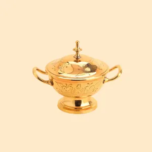 شکلات خوری برنجی مدل چنای 3339