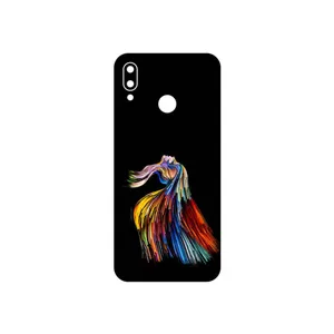 MAHOOT Rainbow Hair Digital Art Cover Sticker for Huawei Nova 3e