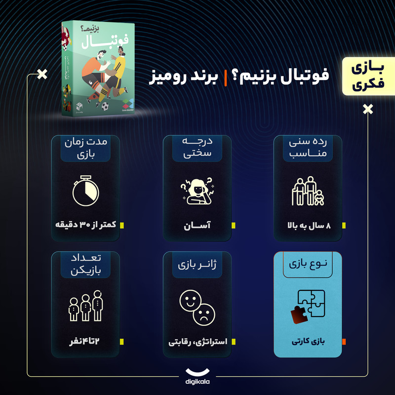 بازی فکری مدل فوتبال بزنیم؟