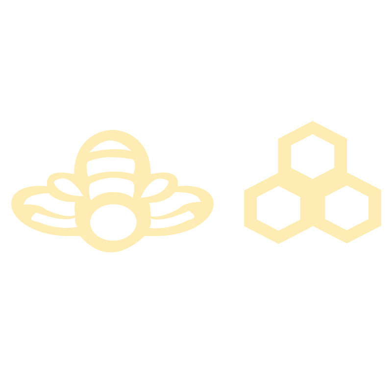 گوشواره طلا 18 عیار زنانه الن نار مدل کندو و زنبور عسل کد N5270
