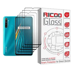Ricoo Glass MIX004 Screen Protector For Realme 5i Pack Of 4