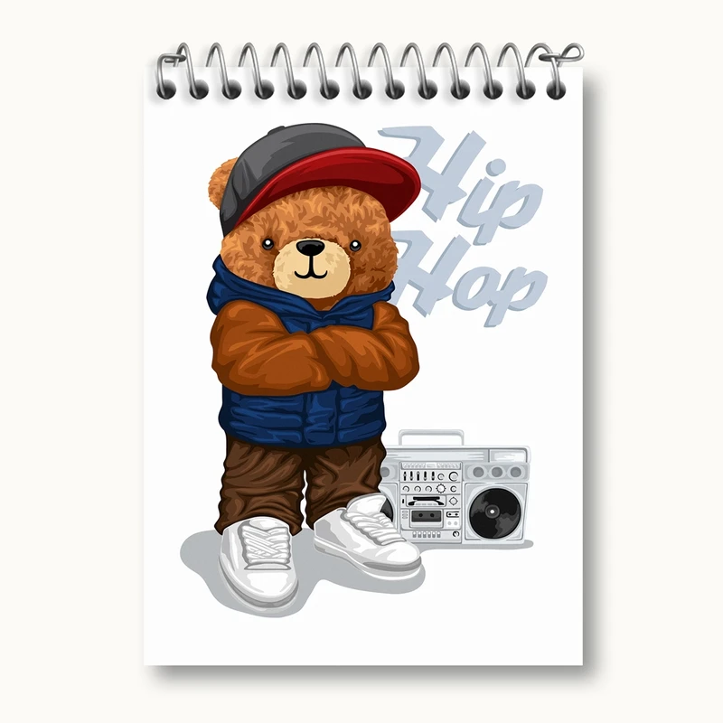 دفتر یادداشت 50 برگ خندالو مدل تدی Teddy کد 26139