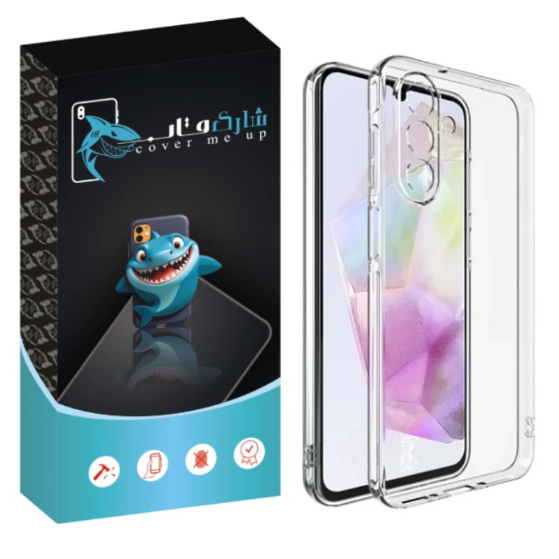 کاور شارک قاب مدل Crystal مناسب برای گوشی موبایل سامسونگ Galaxy A56