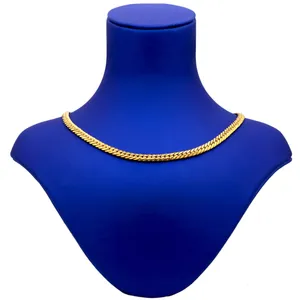 زنجیر طرح کارتیه طلا 18 عیار زنانه گالری رحمانی مدل حصیری 044