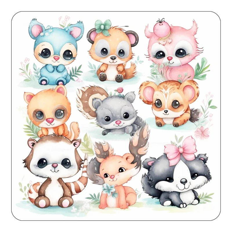 مگنت کاکتی طرح حیوانات کارتونی مدل mp28559