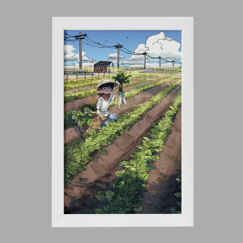 تابلو خندالو مدل شییکو انیمه موب سایکو Mob Psycho 102 کد 24443