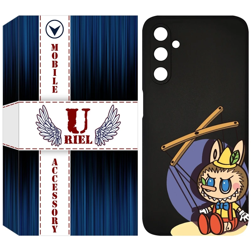 کاور یوریل قاب مدل KSH کد 108 طرح عروسک لبوبو مناسب برای گوشی موبایل سامسونگ Galaxy A24