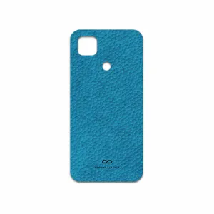 MAHOOT Blue-Leather Cover Sticker for Xiaomi Poco C3