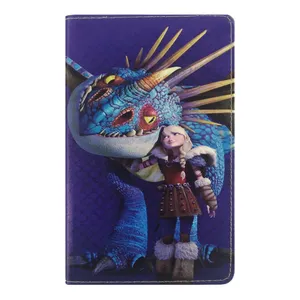 کیف کلاسوری  طرح اژدها سوار مدل Baraka مناسب برای تبلت سایز 10 اینچ