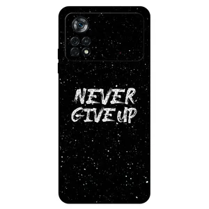 Megafone Never give up 1871 Cover For Xiaomi Poco X4 Pro 5G