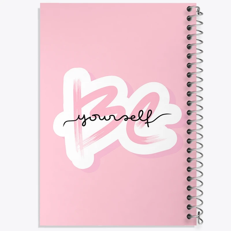 دفتر مشق 100 برگ خندالو طرح Be Yourself کد F1048