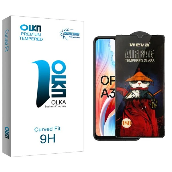 محافظ صفحه نمایش کولینگ مدل Olka Airbag مناسب برای گوشی موبایل اوپو A38