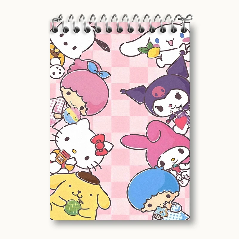 دفتر یادداشت 50 برگ خندالو طرح کرومی (Kuromi) کد N4796