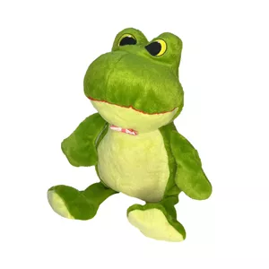 عروسک طرح قورباغه مدل Frog with Bow کد SZ13/1081 ارتفاع 35 سانتی‌متر