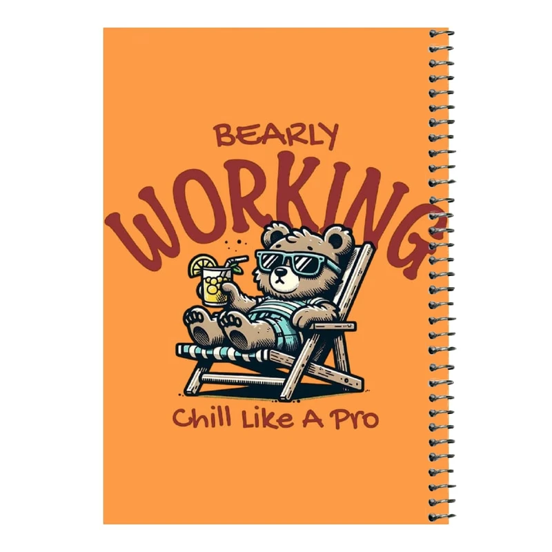 دفتر مشق 80 برگ اس جی مدل خرس و آفتاب    