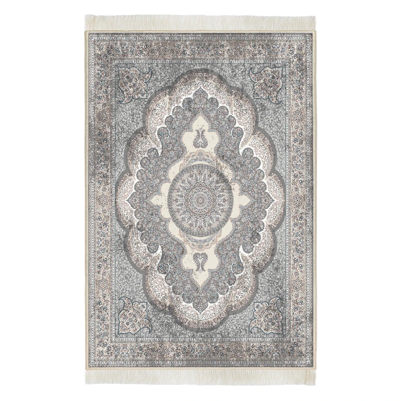 فرش ماشینی هانوکس مدل مدرن طرح آذربانو کد HAM.303.01